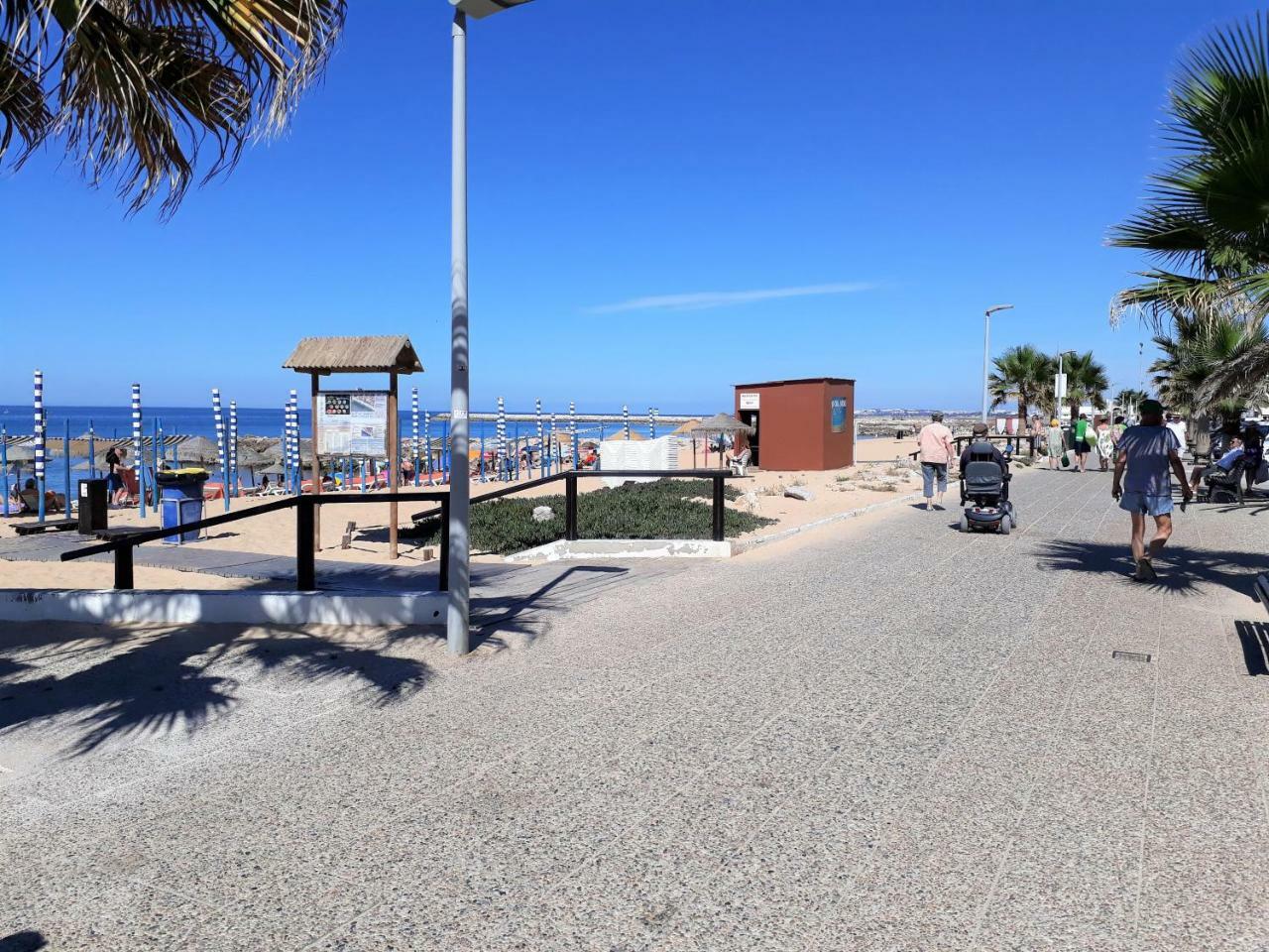 Abmar- Por-Do-Sol, Vista Mar, Remodelado, Wifi, 80Mt Praia Quarteira Esterno foto