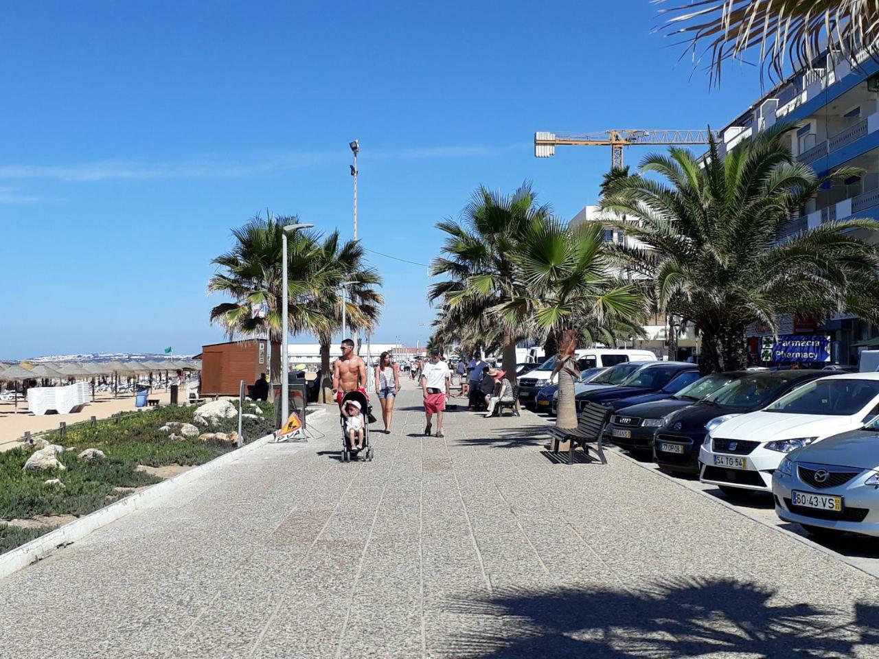 Abmar- Por-Do-Sol, Vista Mar, Remodelado, Wifi, 80Mt Praia Quarteira Esterno foto