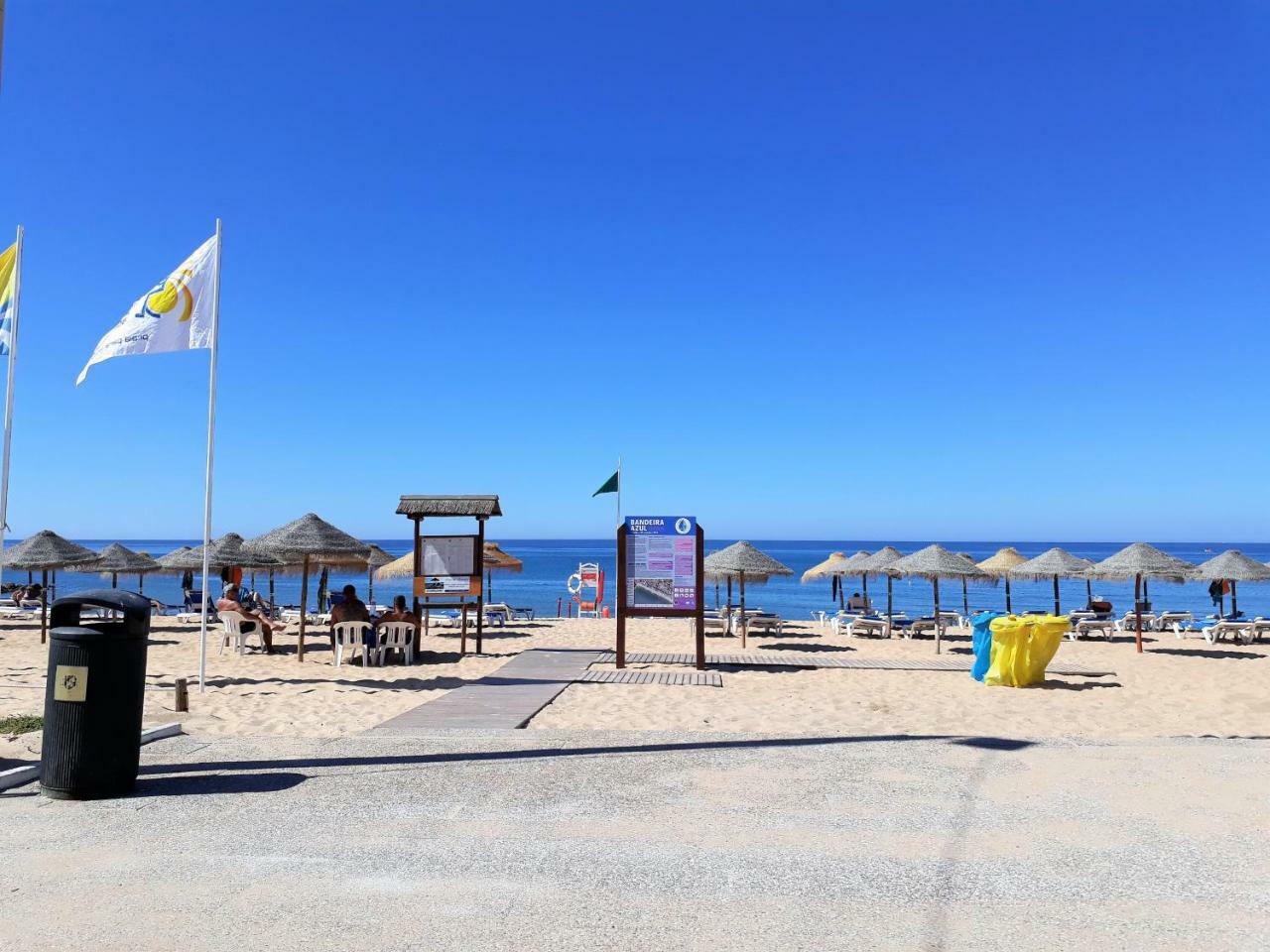 Abmar- Por-Do-Sol, Vista Mar, Remodelado, Wifi, 80Mt Praia Quarteira Esterno foto